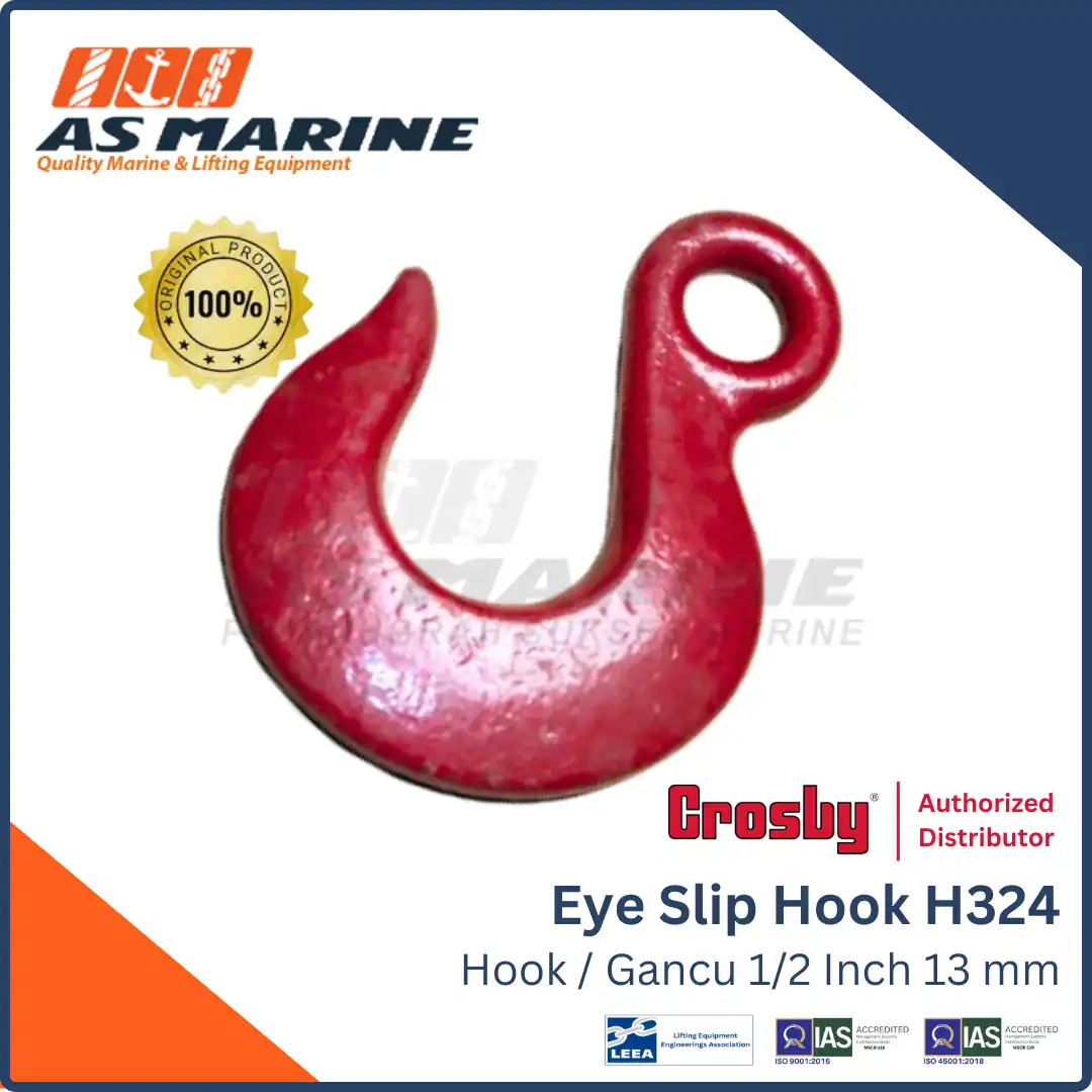 Crosby USA Hook Eye Slip / Kait / Gancu H324 1/2 Inch